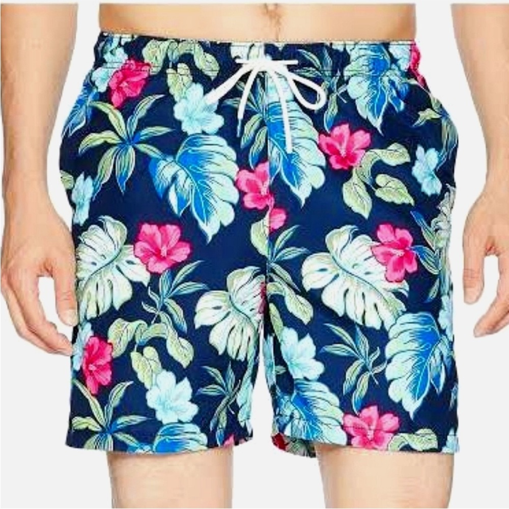 Tommy Bahama Naples Rio Bravo Tropical Swim Trunks Size Medium